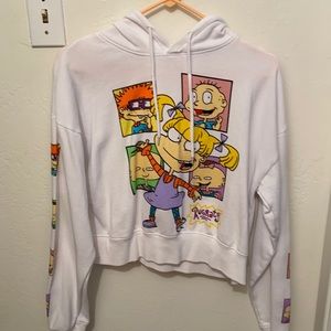 White Rugrats hoodie. Size M.